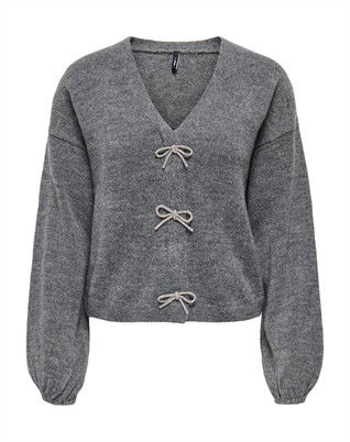 ONLDonna Bow V-Neck Strik 